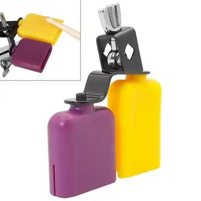 Double Colors Square Cow Bell Percussion Drum Blocks Latin Music Instrument Gift • $14.38