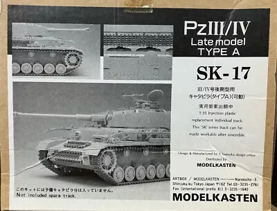 MODELKASTEN SK-17 PZ III/IV LATE MODEL TYPE A Track • $20