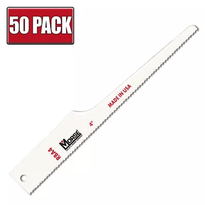 4  X 32 TPI Morse Air Saw Pneumatic Bi Metal Reciprocating Saw Blades - 50 Pack • $94.99