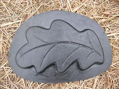 Leaf Stepping Stone Mold 13  X 8  Plaster Concrete Cement Reusable Casting Mould • $34.95