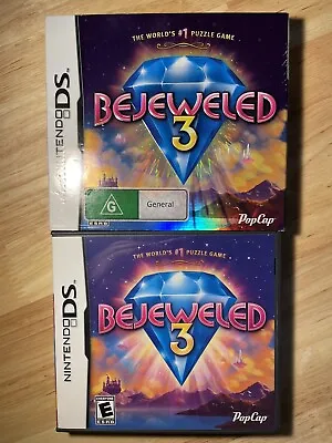 DS BEJEWELED 3 NEAR MINT Complete In Box W/ Special Cardboard Sleeve Oz🇦🇺 • $32.90