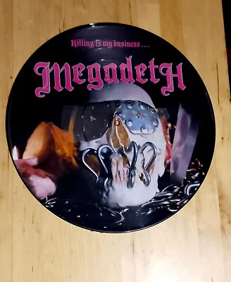 MEGADETH PICTURE DISC RARE killing Is My Business Vinyl thrash Metal  • £65