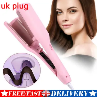 NEW Romantic French Egg Curling Iron Hair Waver Curler Adjustable Iron Curlin UK • £11.95