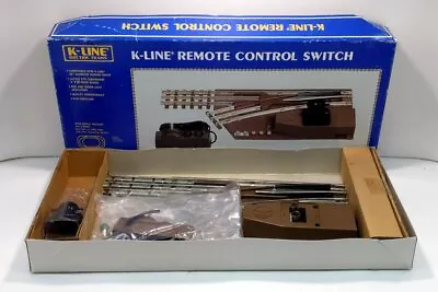 K-Line K-0275 O-27 Gauge 42  Left Hand Remote Switch Turnout LN/Box • $34.99