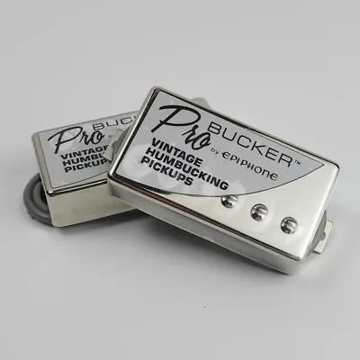 Epiphone Classic Plus ProBucker Humbucking Chrome Pickups 3 Core Wire Fron OEM • $35.90