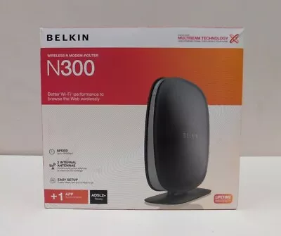 Belkin F9J1002AU N300 Wireless N Modem Router • $34.15