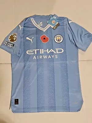 Haaland 9 NWT Manchester City 23/24 Home Player Version Jersey  • $76.46