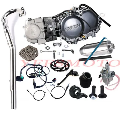 Complete Lifan 125cc 4 Gear Kick Start Engine Motor Kit For Honda Pit Bike 140cc • $384.44