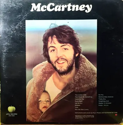 PAUL McCARTNEY  McCartney  Self Titled 12  Vinyl Record Album Used STAO3363 • $13.50