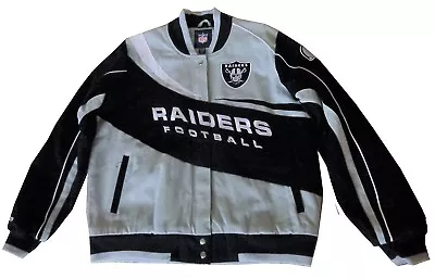 G-111 Mens NFL Oakland Raiders Cotton Jacket • $99.95