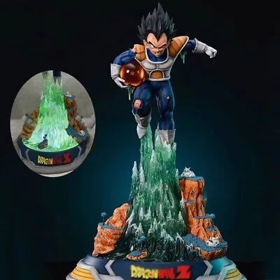 Anime Dragon Ball Z Figures Prince Vegeta Namek Planet Statue PVC Gift Toy 25 Cm • $50