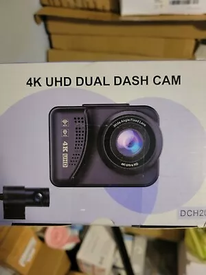 4K Dash Cam Front And Rear Dual Dash Cam Built-in WiFi GPS Front 4K/2.5K... • $34.99