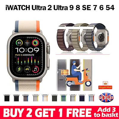 For Apple Watch Ultra 2 Series 9 8 7 6 SE 543 Strap 44mm 45mm 49mm Iwatch Band • £4.79