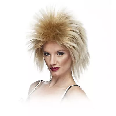 80's Heavy Metal GLAM Rock Poison Def Leppard WIG Long Rocker Costume Mix Blonde • $23.84