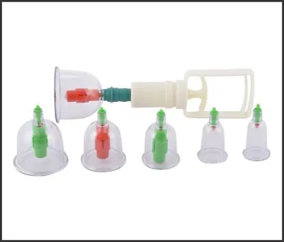 $36.37 • Buy Vaccum Cupping Set Best 6 Cup Hijama Therapy Cupping Cups Set AP-1303
