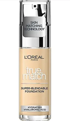 L'Oreal True Match Liquid Foundation Skincare SPF 17 1N Ivory 30 Ml RRP £12 • £9.90