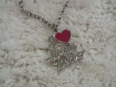 £4.74 • Buy Silvertone I Love (Heart) Justin Bieber Pendant Necklace (F39)
