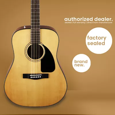 Fender CD60 - Dreadnought Acoustic Guitar - Natural  • $169.97