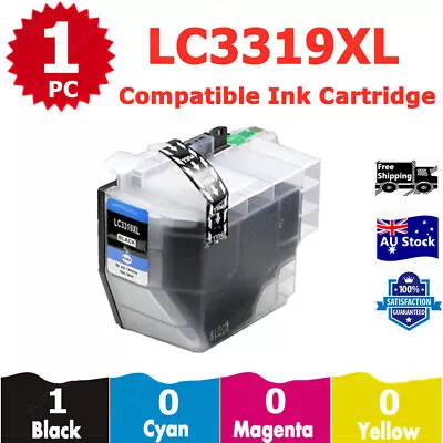 1x LC3319 XL Black Ink Cartridge For Brother MFC J5730dw J6530dw J6730dw LC3317 • $13.70