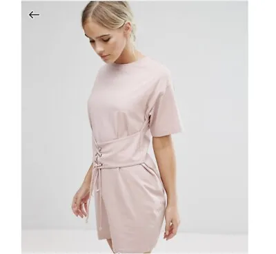 $30 • Buy ASOS Petite Size 16 Corset Detail Shirt Dress
