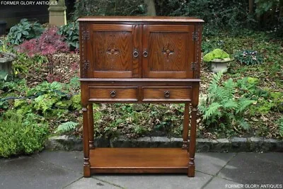 A Jaycee Autumn Gold Oak Drinks Wine Cocktail Cabinet Cupboard Sideboard Dresser • £495