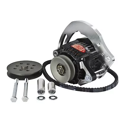 Powermaster 8-800 SB Chevy 55 Amp Circle Track Racing Mini Alternator Kit V-Belt • $389.77