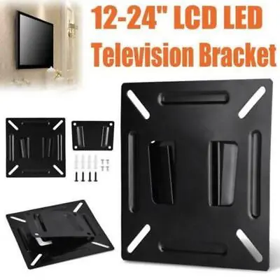 £6.49 • Buy LED LCD Monitor TV Wall Mount Bracket Stand Holder For 12-24 Inch TV PC Screen