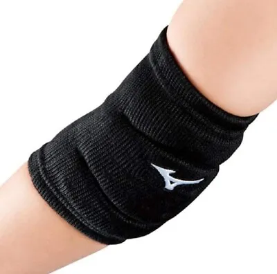 Mizuno Volleyball Elbow Supporter With Pad V2MY8014 Black White Free Size  • $21.38