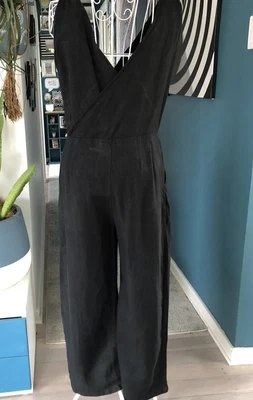 $35 • Buy Zoe Kratzmann Zk Black Linen Blend Jumpsuit. Labelled XS More Like Small / AU 8