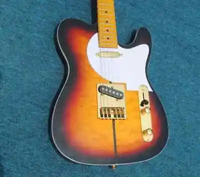 Manufactured High Quality Merle Haggard TUFF DOG Tone Sunburst Electric Guitar • $333.45