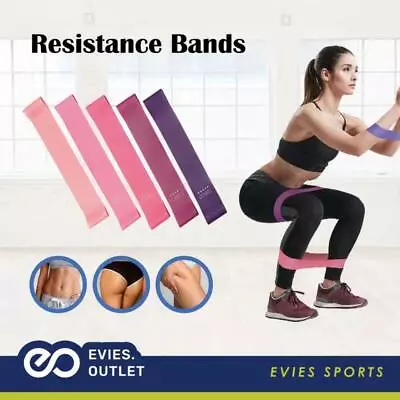 1/5PC Resistance Band Power Heavy Duty Exercise Home Gym Yoga Fitness Loop Booty • $9.95