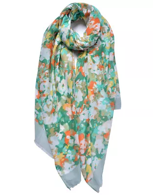 Ladies Soft Large Camouflage Print Scarf Shawl Beach Wraparound Stole 6587 • £8.49