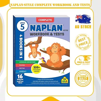 Year 5 Naplan*-Style Complete Workbook And Tests • $15.29