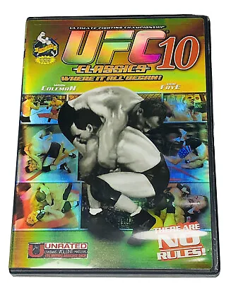 UFC 10 Classics DVD The Tournament Full Frame Unrated MIXED FIGHTS • $11.31