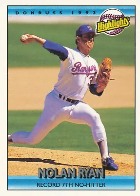 $1.59 • Buy Nolan Ryan 1992 Donruss #154 Texas Rangers Baseball Card
