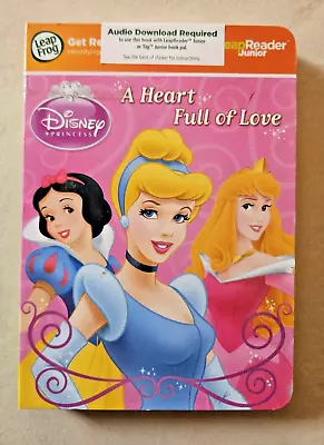 LeapFrog LeapReader Tag Junior Disney Princess Book Heart Full Of Love 1-3 Years • $16.73