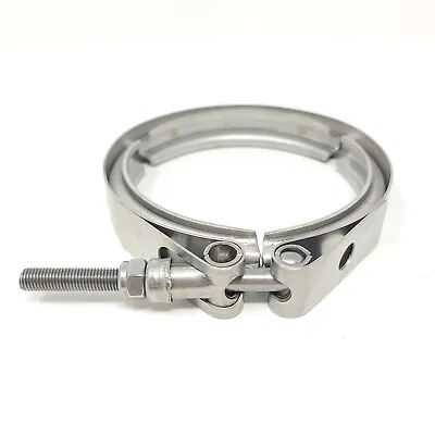 1PC Stainless Steel 3.25  V-Band 3 1/4 Exhaust Clamp Turbo Downpipe Heavy Duty • $12.97