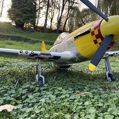 £140 • Buy FMS P51 1400mm Mustang RC Electric Aeroplane Plane Air Model Flaps Retracts