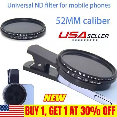 Universal Solar Eclipse Camera Lens Filter With Clip For Smartphone  Enhancing • $13.99