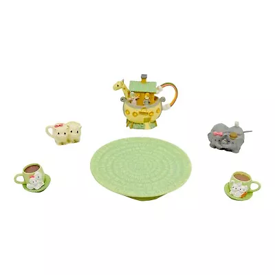 1996 Precious Moments Noah's Ark Mini Tea Set Miniature Porcelain • $9.78