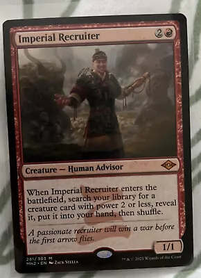 MTG Magic The Gathering Imperial Recruiter *Never Played • $6.99