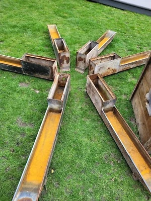 £30 • Buy Small Galvanised Metal Troughs Box Planter 