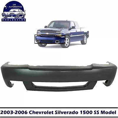 New Front Bumper Cover Primed For 2003-2006 Chevrolet Silverado 1500 SS Model • $145.87