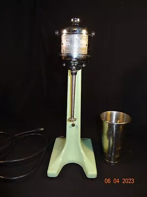 Nice Vintage Hamilton Beach Milkshake Mixer Model #18 Green Working!!! • $109.58