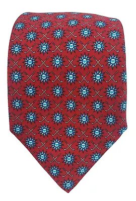 Vineyard Vines *NWT* Silk Necktie Suns & Interlocking Golf Clubs 59  L X 3.5  W • $34.99