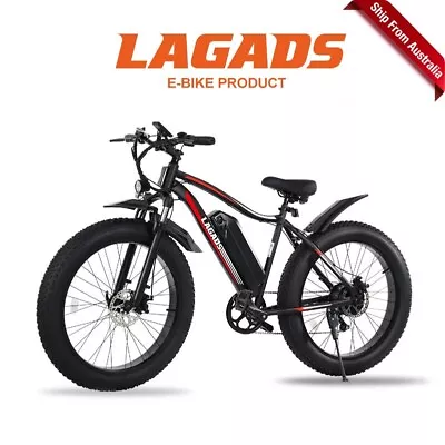 Lagads 48V750W FAT WHEEL TYRE EBIKE ELECTRIC MOUNTAIN BICYCLE MTB 14.5AH BATTERY • $1499