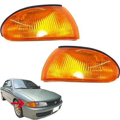 For 1992-1996 Mitsubishi Lancer Sedan Cc Glx 4g92 E-car Side Corner Lamp Light • $57.51