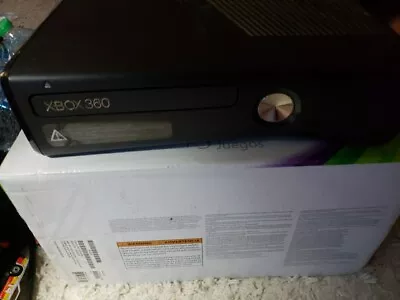 Xbox 360 S Slim Bundle Console 1439 W Controllers In Box P1 • $110