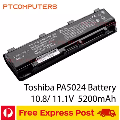 Laptop Battery For TOSHIBA Satellite PA5024U-1BRS PABAS260 C850 L800 L850 M800 • $44.51