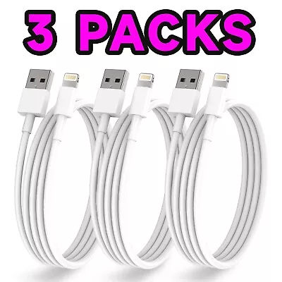 USB For Apple IPhone Long Charger Fast Cable USB Lead 6 7 8 X XS XR 11 12 13 14 • £3.79